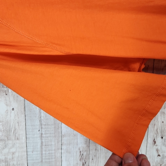 Eddie Bauer workwear, 0318, Men's orange work Tee Shirt, great condition, Sz S - Picture 4 of 6